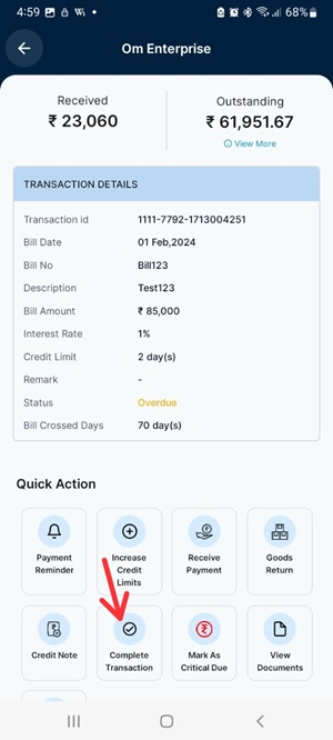 Complete Transaction