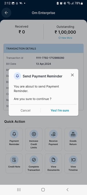 payment reminder